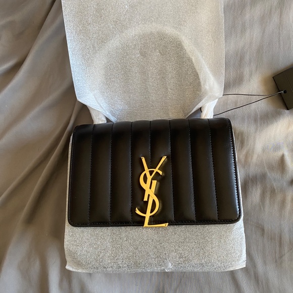 YSL Medium Vicky Lambskin Bag BNWT - Picture 4 of 10